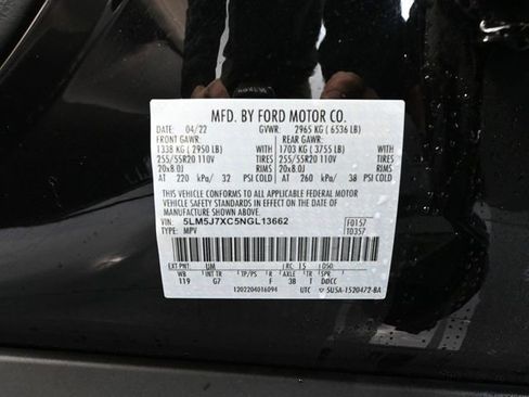 Used 2022 Lincoln Aviator Reserve w/ Elements Package Plus image 57