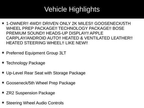 Used 2026 Chevrolet Silverado 2500 ZR2 AWD/4WD image 42