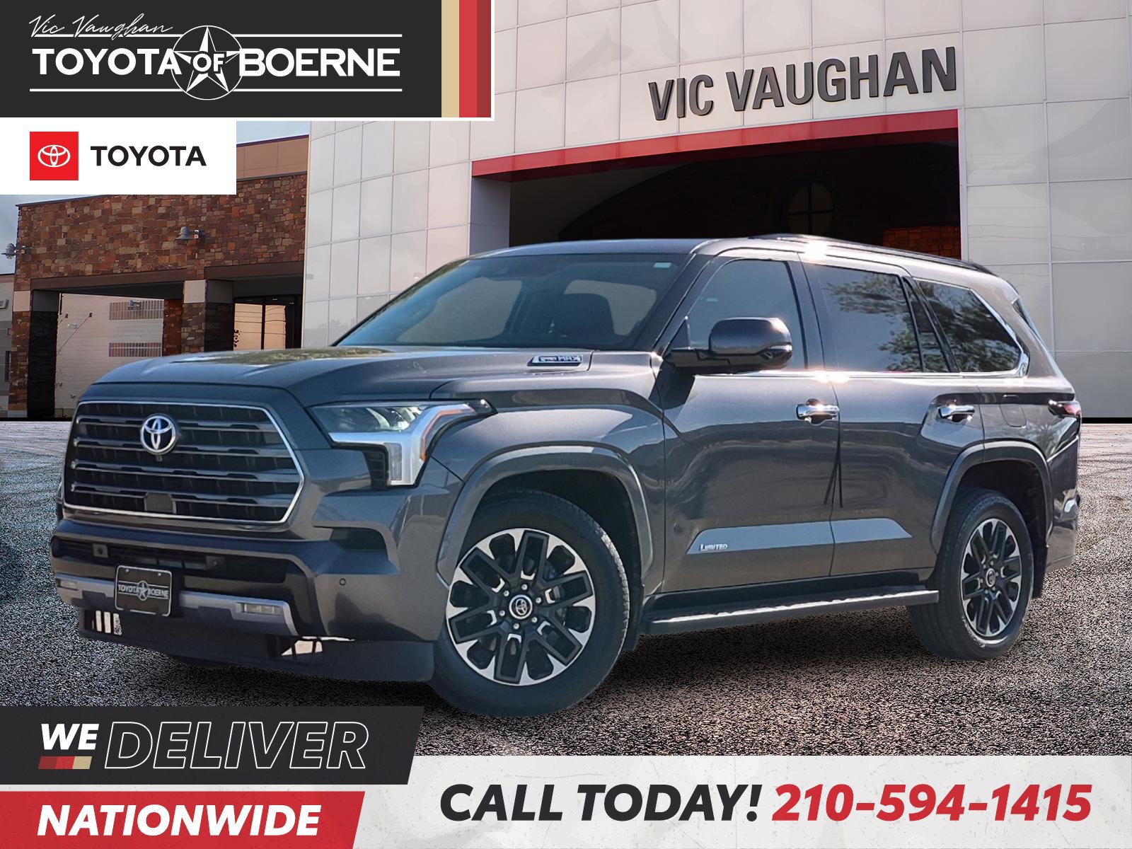 Certified 2023 Toyota Sequoia Limited w/ Tow Technology Package AWD/4WD image 1