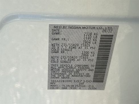 Certified 2023 Nissan Murano SV w/ SV Midnight Edition Package image 34