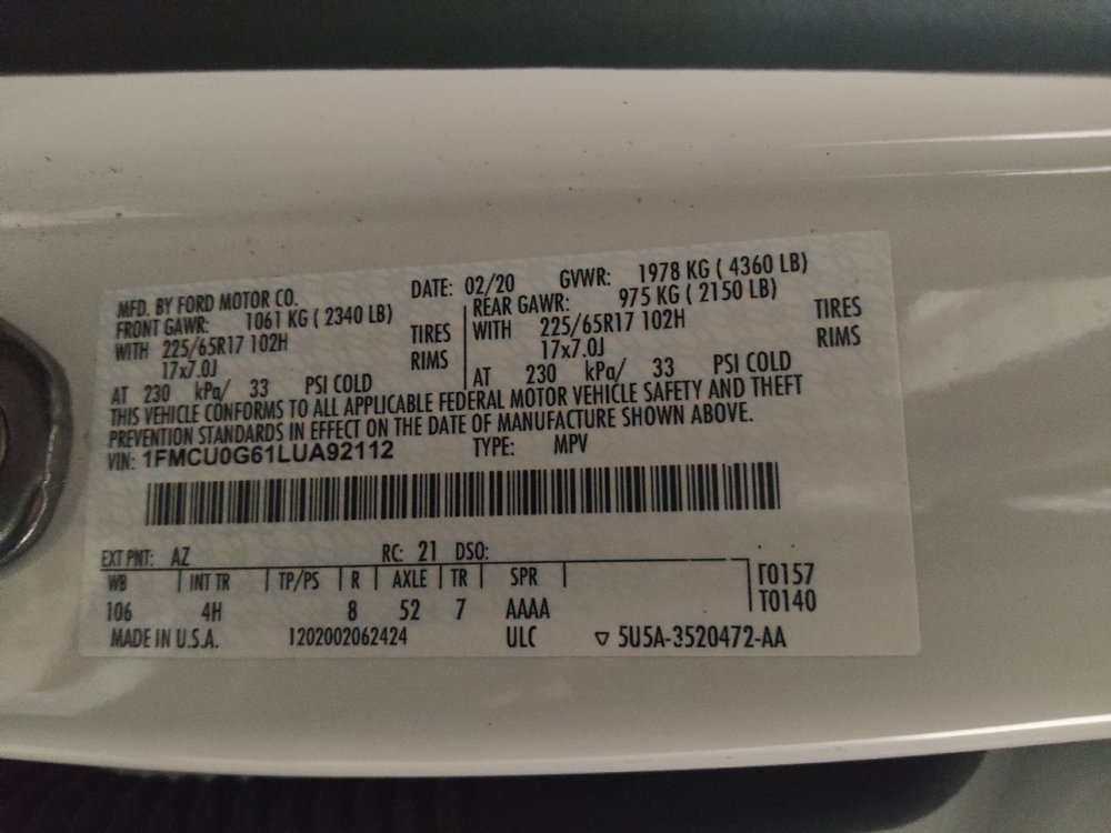 Used 2020 Ford Escape SE FWD image 33