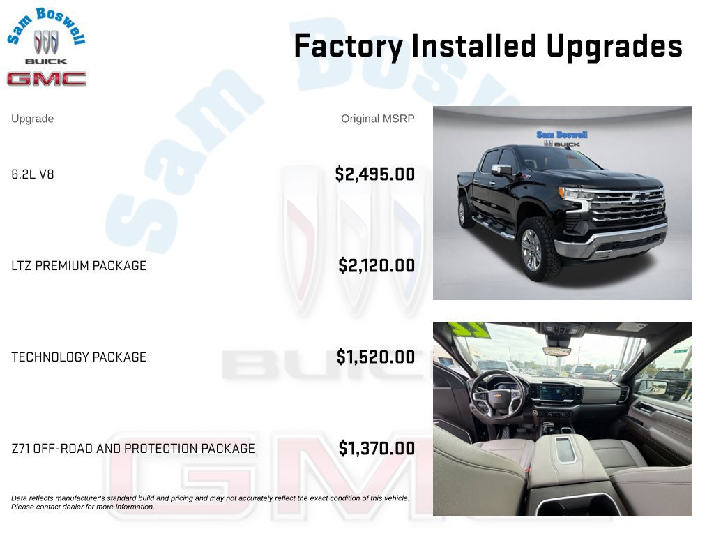 Certified 2022 Chevrolet Silverado 1500 LTZ w/ LTZ Premium Package AWD/4WD image 4