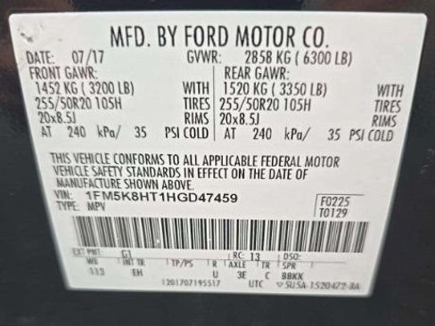 Used 2017 Ford Explorer Platinum AWD/4WD image 17