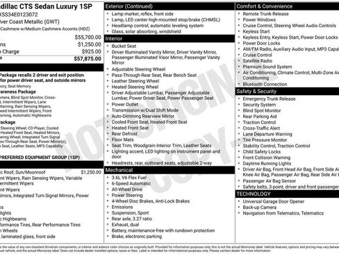 Used 2014 Cadillac CTS Luxury image 4