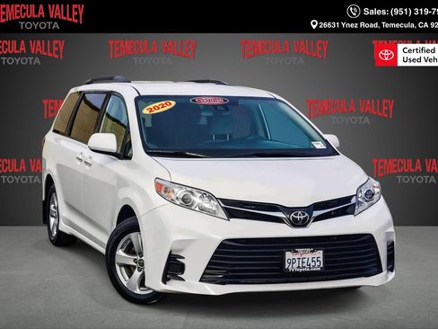 Certified 2020 Toyota Sienna LE image 1