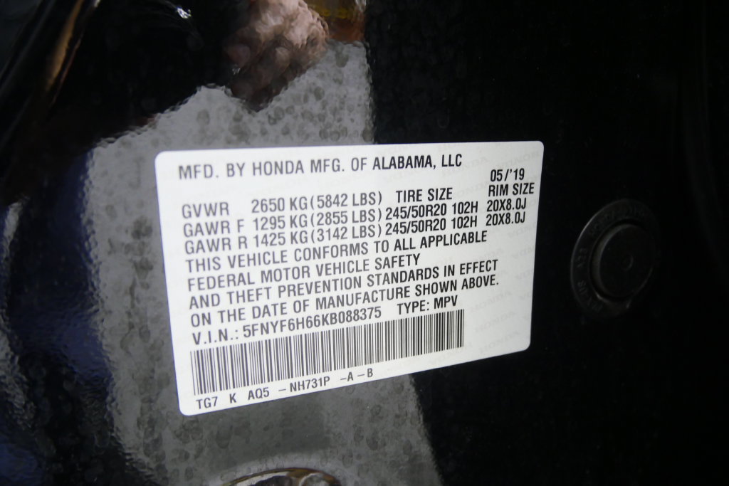 Used 2019 Honda Pilot Touring image 29