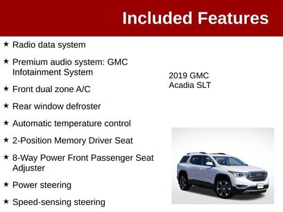 Used 2019 GMC Acadia SLT w/ LPO, Floor Liner Package
