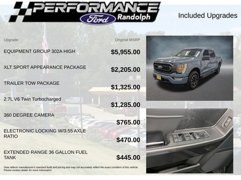 Used 2023 Ford F150 XLT w/ Equipment Group 302A High AWD/4WD image 6