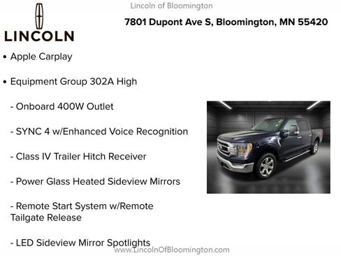 Used 2023 Ford F150 XLT w/ Equipment Group 302A High image 5