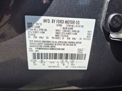 Used 2021 Ford Explorer ST w/ Equipment Group 401A AWD/4WD image 27