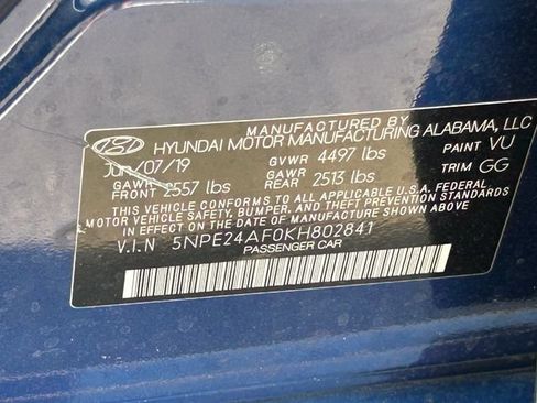 Used 2019 Hyundai Sonata SE FWD image 33
