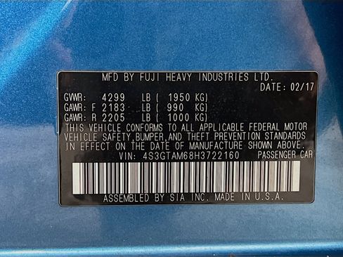 Used 2017 Subaru Impreza 2.0i Sport image 30