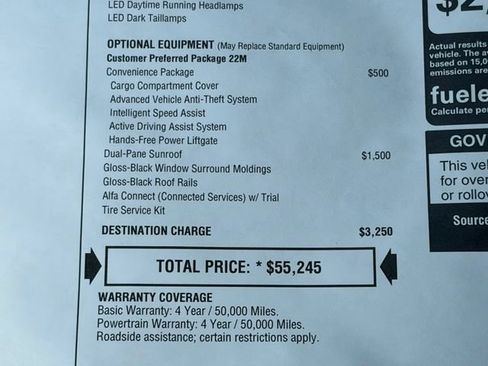 New 2026 Alfa Romeo Stelvio Sprint w/ Convenience Package AWD/4WD image 51