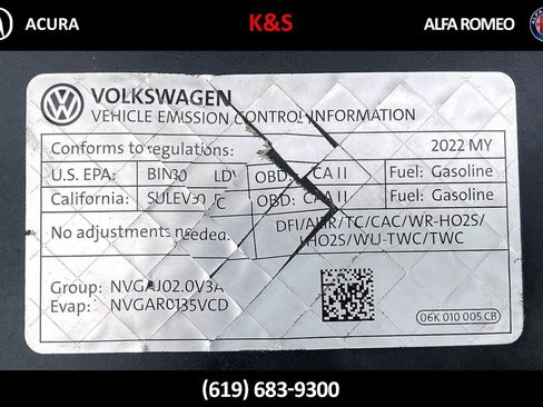 Used 2022 Volkswagen Passat 2.0T SE image 34