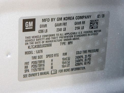 Used 2020 Chevrolet Trax LS image 32