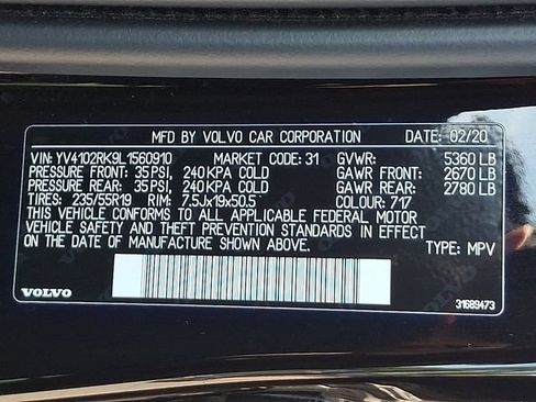 Used 2020 Volvo XC60 T5 Momentum w/ Protection Package AWD/4WD image 29