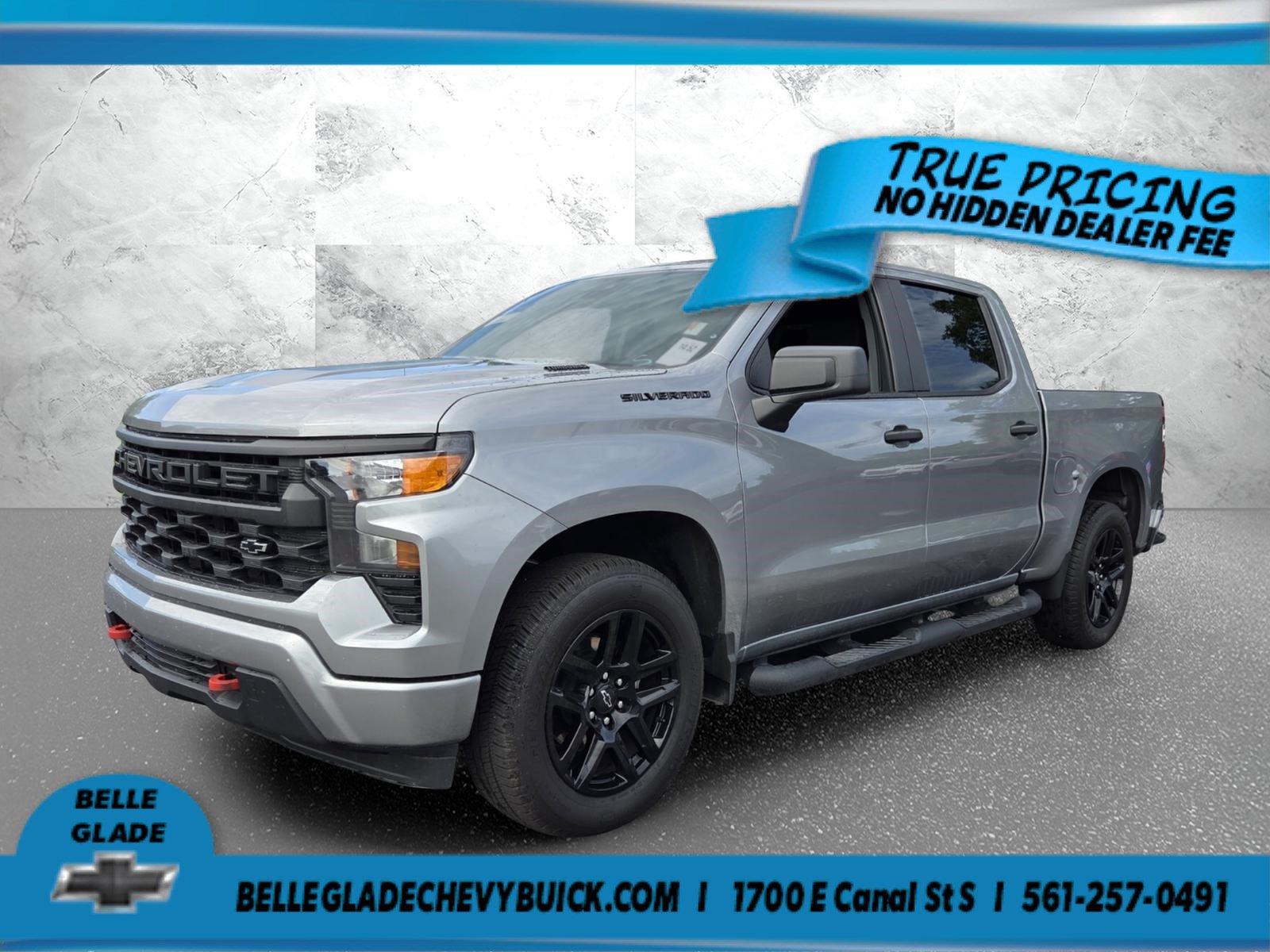 Certified 2025 Chevrolet Silverado 1500 Custom w/ Rally Edition RWD image 1