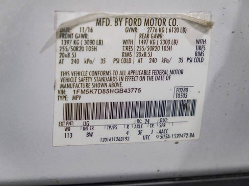 Used 2017 Ford Explorer XLT w/ Equipment Group 202A FWD image 64