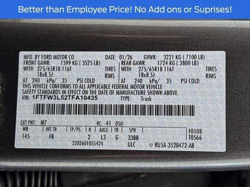New 2026 Ford F150 XLT w/ Equipment Group 302A MID AWD/4WD image 32