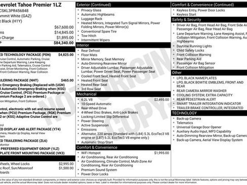 Used 2023 Chevrolet Tahoe Premier w/ Advanced Technology Package image 7