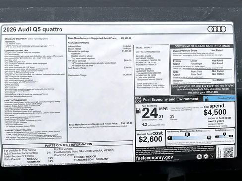 New 2026 Audi Q5 Premium AWD/4WD image 16