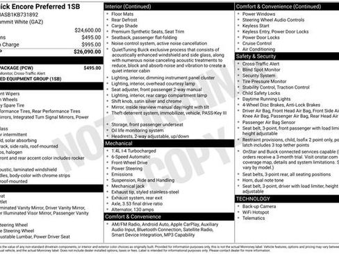 Used 2019 Buick Encore Preferred w/ Safety Package FWD image 1