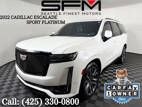 Used 2022 Cadillac Escalade Sport Platinum w/ Heavy-Duty Trailer Package AWD/4WD image 1