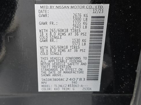 Certified 2024 Nissan Pathfinder Rock Creek image 34