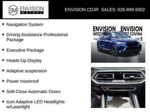 Used 2020 BMW X5 M Competition w/ Executive Package image 34