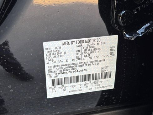 New 2026 Ford Explorer Tremor w/ Tremor Ultimate Package image 24