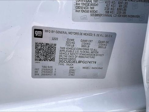 Used 2023 Chevrolet Silverado 1500 High Country w/ High Country Premium Package image 14