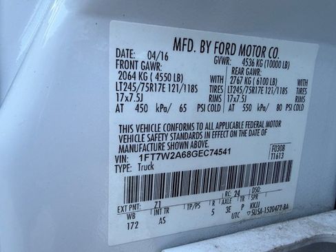 Used 2016 Ford F250 XL w/ XL Value Package image 16