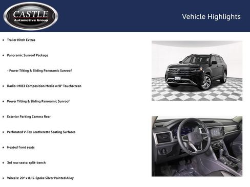 Used 2023 Volkswagen Atlas SE w/ Panoramic Sunroof Package AWD/4WD image 4