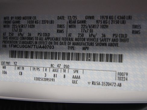 New 2026 Ford Escape Active w/ Cold Weather Package image 33