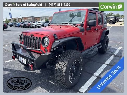 Used 2015 Jeep Wrangler Unlimited Sport w/ Quick Order Package 24S AWD/4WD image 1