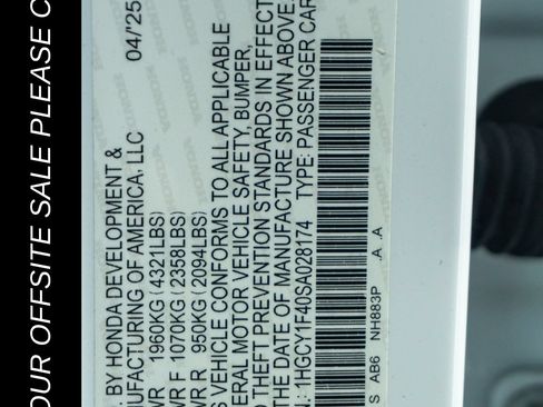 Used 2025 Honda Accord SE image 40