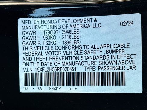 Used 2024 Honda Civic LX image 34