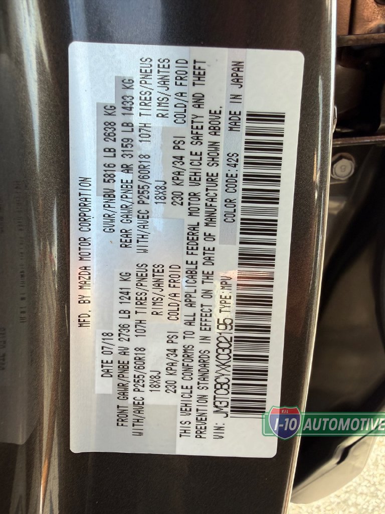 Used 2019 MAZDA CX-9 Touring AWD/4WD image 32
