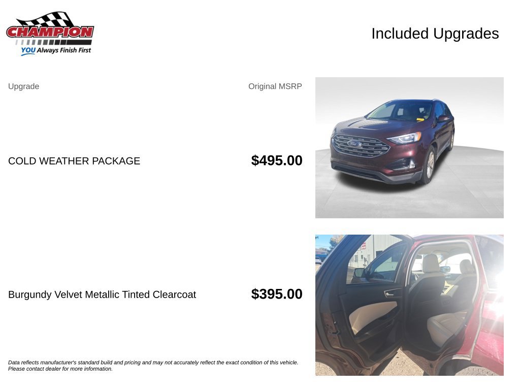 Used 2020 Ford Edge SEL w/ Cold Weather Package AWD/4WD image 7