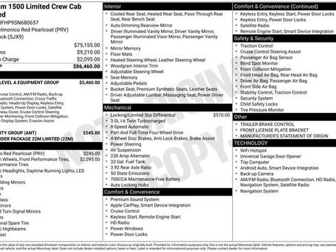 Used 2025 RAM 1500 Limited AWD/4WD image 33