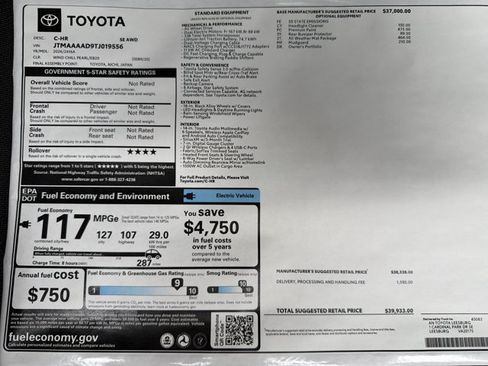 New 2026 Toyota C-HR AWD/4WD image 23