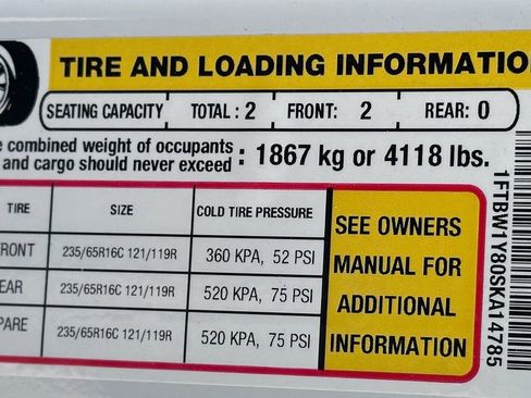 New 2025 Ford Transit 350 Low Roof w/ Load Area Protection Package RWD image 25