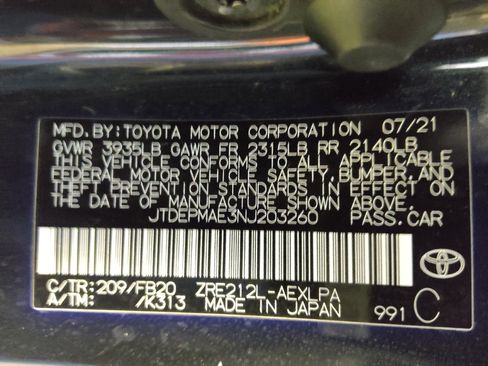 Used 2022 Toyota Corolla LE w/ Carpet Mat Package (TMS) FWD image 33