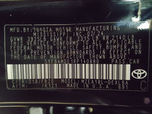 Used 2024 Toyota Corolla LE image 33