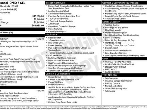 New 2025 Hyundai Ioniq 6 SEL image 20