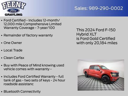 Certified 2024 Ford F150 XLT w/ Equipment Group 302A MID AWD/4WD image 5
