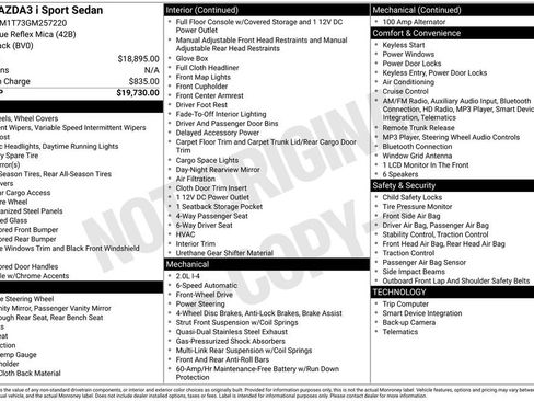 Used 2016 MAZDA MAZDA3 i Sport image 39