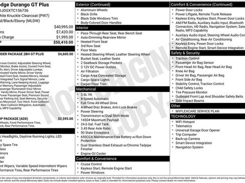 Used 2026 Dodge Durango GT AWD/4WD image 8