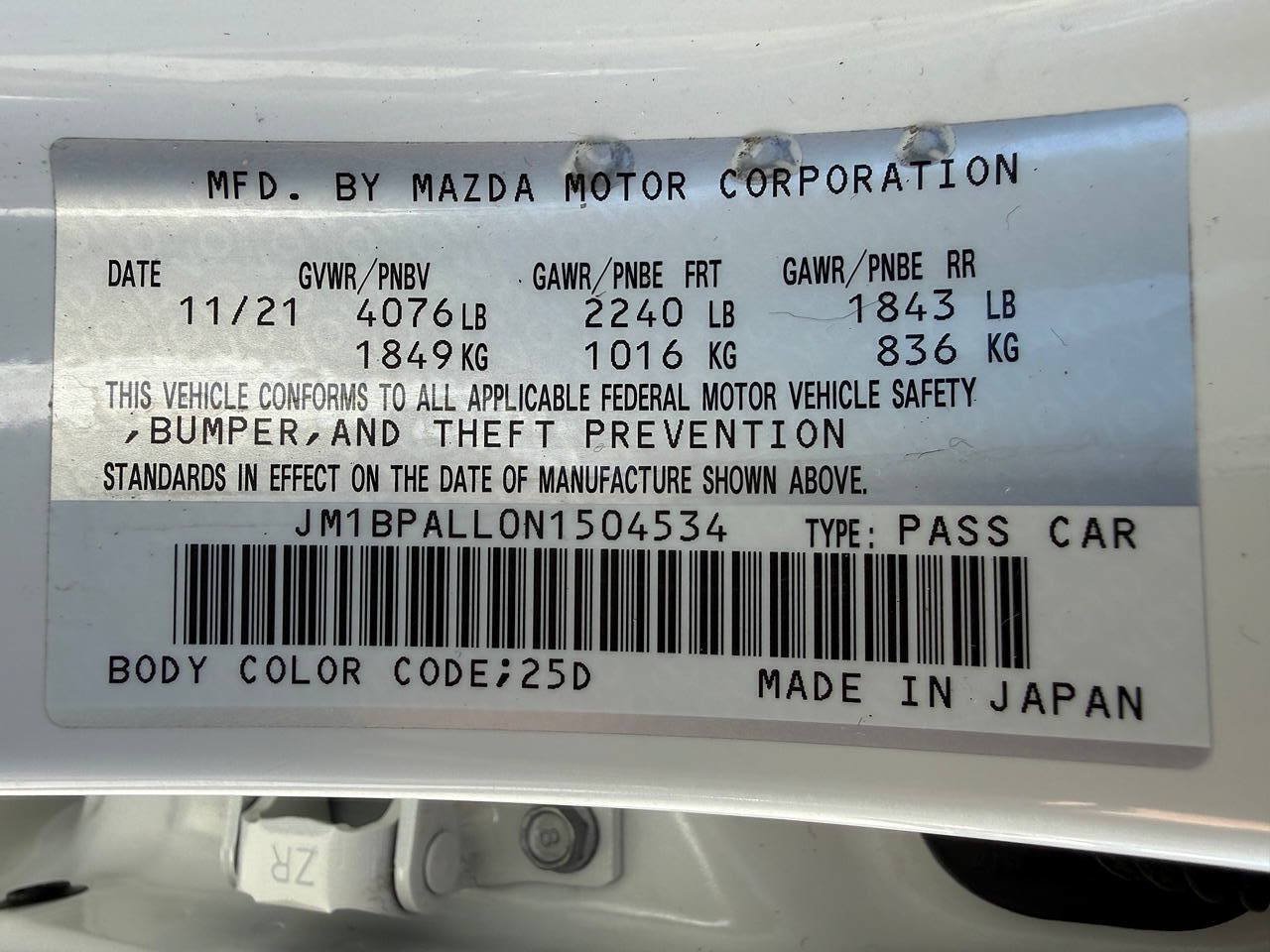 Used 2022 MAZDA MAZDA3 s FWD image 38