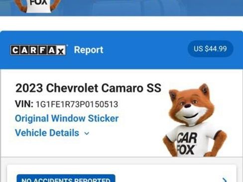 Used 2023 Chevrolet Camaro SS RWD image 6